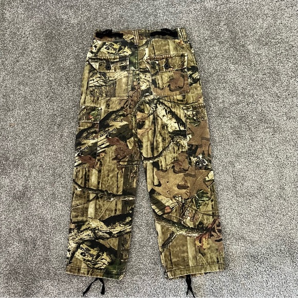 Redhead pants boys small camouflage baggy cargo pants real tree hunting outdoor - Picture 2 of 16